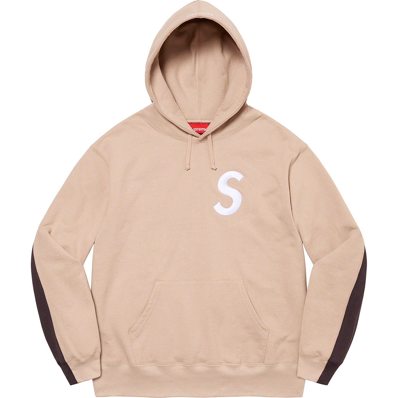 S Logo Split Hooded Sweatshirt view 4
